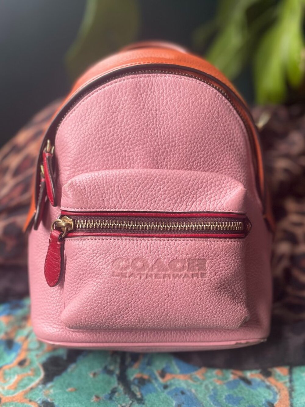 Coach Charter 18 Color Block Mini Backpack